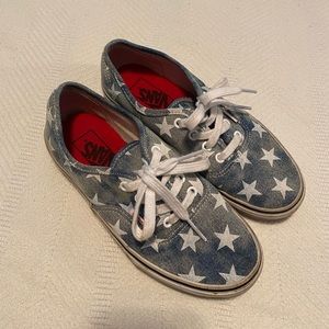 Denim Distressed Vans